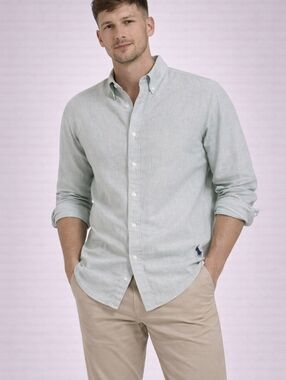 Men's Light Green Shirt